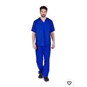 M&M scrubs royal blue 3x new with tags